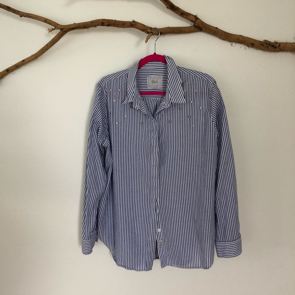 Rails Long Sleeve Button Down Oxford.